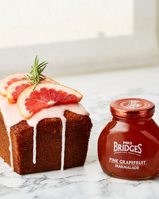 Pink Grapefruit Marmalade & Rosemary Loaf Cake