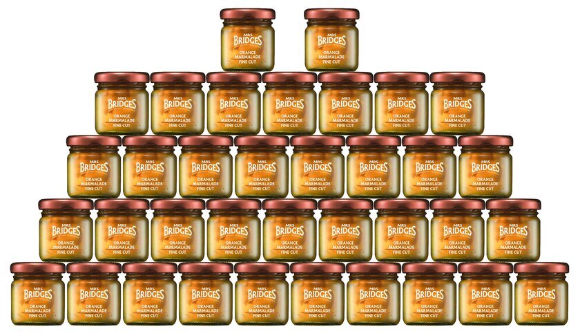 Fine Cut Orange Marmalade mini jars 