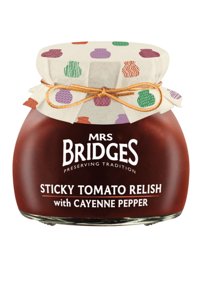 Sticky Tomato Relish with Cayenne Pepper