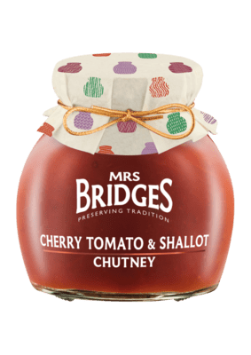 View the Cherry Tomato & Shallot Chutney online at Mrs Bridges