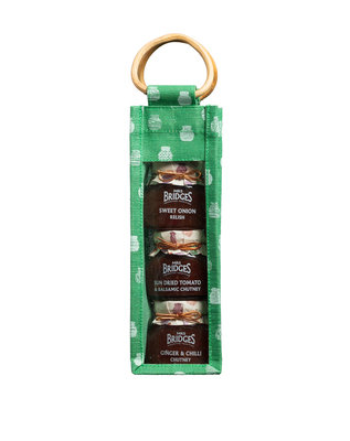 View the Condiment Triple Jar Juco Bag online at Mrs Bridges