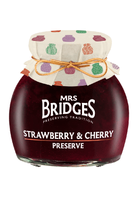 View the Scottish Strawberry & Morello Cherry Preserve online at Mrs Bridges