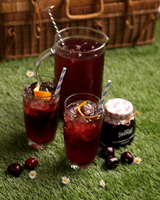 Cranberry and Cherry punch  