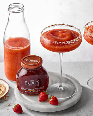 Strawberry Jam Frozen Margaritas 